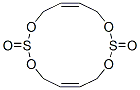 1,6,8,13-Tetraoxa-7,14-dithiacyclotetradeca-3,10-diene 7,14-dioxide Struktur