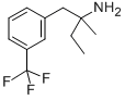 Phenethylamine, alpha-ethyl-alpha-methyl-m-trifluoromethyl- Struktur