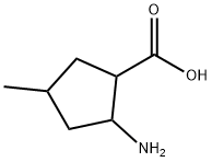 Cyclopentanecarboxylic acid, 2-amino-4-methyl- (9CI) Struktur