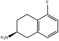 2-Naphthalenamine,5-fluoro-1,2,3,4-tetrahydro-,(S)-(9CI) Struktur