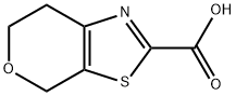 6,7-Dihydro-4H-pyrano[4,3-d]1,3-thiazole-2-carboxylic Acid Struktur