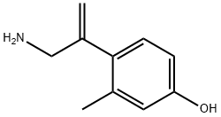 Phenol,  4-[1-(aminomethyl)ethenyl]-3-methyl- Struktur