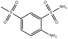 2-AMINO-5-METHANESULFONYL-BENZENESULFONAMIDE Struktur