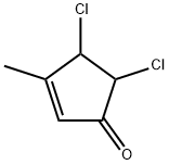 2-Cyclopenten-1-one,  4,5-dichloro-3-methyl- Struktur