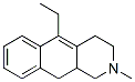 Benz[g]isoquinoline, 5-ethyl-1,2,3,4,10,10a-hexahydro-2-methyl- (9CI) Struktur