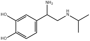 1,2-Benzenediol, 4-[1-amino-2-[(1-methylethyl)amino]ethyl]- (9CI) Struktur