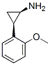 Cyclopropanamine, 2-(2-methoxyphenyl)-, cis- (9CI) Struktur