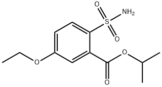 Benzoic acid, 2-(aminosulfonyl)-5-ethoxy-, 1-methylethyl ester Struktur