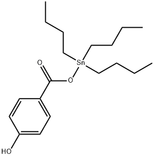 tributylstannyl p-hydroxybenzoate Struktur