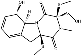 BIS(METHYLTHIO)GLIOTOXIN Struktur