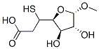 alpha-D-Xylofuranoside,methyl5-thio-,5-acetate(9CI) Struktur