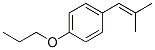 Benzene, 1-(2-methyl-1-propenyl)-4-propoxy- (9CI) Struktur