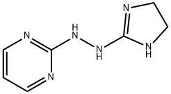 2(1H)-Pyrimidinone,  (4,5-dihydro-1H-imidazol-2-yl)hydrazone  (9CI) Struktur