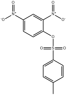 1-(4-methylphenyl)sulfonyloxy-2,4-dinitro-benzene Struktur