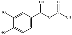 1,2-Benzenediol, 4-[hydroxy(sulfinooxy)methyl]- (9CI) Struktur