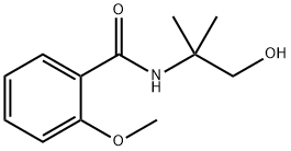 N-(1-羥基-2-甲基-丙-2-基)-2-甲氧基-苯甲酰胺 結(jié)構(gòu)式