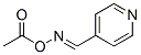 (E)-4-Pyridinecarbaldehyde O-acetyl oxime Struktur