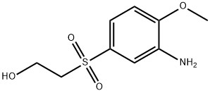 2-[(3-amino-4-methoxyphenyl)sulphonyl]ethanol Struktur