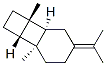 Tricyclo4.4.0.02,5decane, 1,5-dimethyl-8-(1-methylethylidene)-, (1.alpha.,2.beta.,5.beta.,6.alpha.)- Struktur