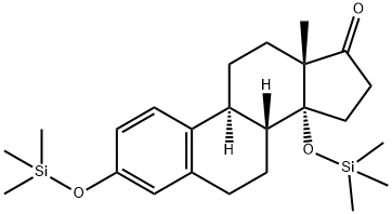 3,14-Bis[(trimethylsilyl)oxy]estra-1,3,5(10)-trien-17-one Struktur