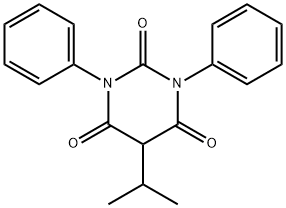 1,3-Diphenyl-5-isopropylbarbituric acid Struktur