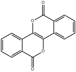 [2]Benzopyrano[4,3-c][2]benzopyran-6,12-dione Struktur