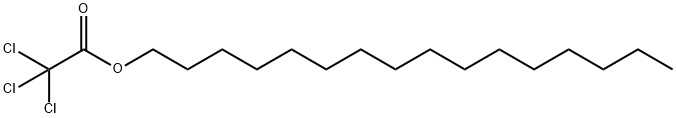 TRICHLOROACETIC ACID PALMITYL ESTER*(C16 ) Struktur