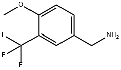 4-METHOXY-3-(TRIFLUOROMETHYL)BENZYLAMINE Struktur