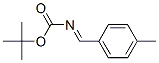 Carbamic acid, [(4-methylphenyl)methylene]-, 1,1-dimethylethyl ester, [N(E)]- Struktur