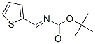 Carbamic acid, (2-thienylmethylene)-, 1,1-dimethylethyl ester, [N(E)]- (9CI) Struktur