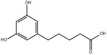 3,5-DIHYDROXY-BENZENEPENTANOIC ACID Struktur