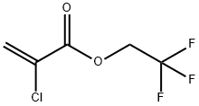 2,2,2-trifluoroethyl 2-chloroacrylate Struktur