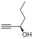 (R)-1-HEXYN-3-OL Struktur