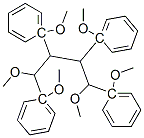 1,1',1'',1'''-(1,4-Dimethoxy-1,2,3,4-butanetetrayl)tetrakis(methoxybenzene) Struktur