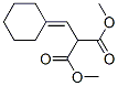 2-(Cyclohexylidenemethyl)malonic acid dimethyl ester Struktur