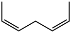 (Z,Z)-2,5-heptadiene Struktur