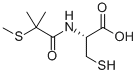 N-2-methyl-2-(methylthio)propanoyl-L-cysteine Struktur