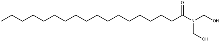 N,N-bis(hydroxymethyl)stearamide  Struktur