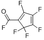 1,3-Cyclopentadiene-1-carbonyl fluoride, 2,3,4,5,5-pentafluoro- (9CI) Struktur