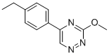 as-Triazine, 5-(p-ethylphenyl)-3-methoxy- Struktur