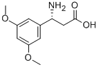 (R)-3-AMINO-3-(3,5-DIMETHOXY-PHENYL)-PROPIONIC ACID Struktur