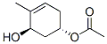 4-Cyclohexene-1,3-diol,4-methyl-,1-acetate,(1S,3R)-(9CI) Struktur