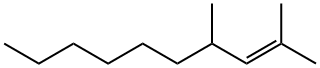 2,4-Dimethyl-2-decene Struktur