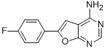 6-(4-FLUOROPHENYL)FURO[2,3-D]PYRIMIDIN-4-AMINE Struktur