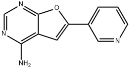 6-(PYRIDIN-3-YL)FURO[2,3-D]PYRIMIDIN-4-AMINE Struktur