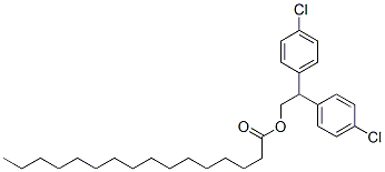 2,2-bis(4-chlorophenyl)ethanol-palmitic acid Struktur