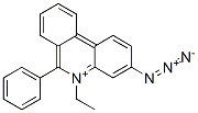 3-Azido-5-ethyl-6-phenylphenanthridinium Struktur