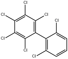 2,2',3,4,5,6,6'-HEPTACHLOROBIPHENYL Struktur