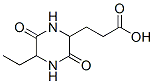 2-Piperazinepropanoic acid, 5-ethyl-3,6-dioxo- (9CI) Struktur