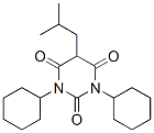 1,3-Dicyclohexyl-5-isobutylbarbituric acid Struktur